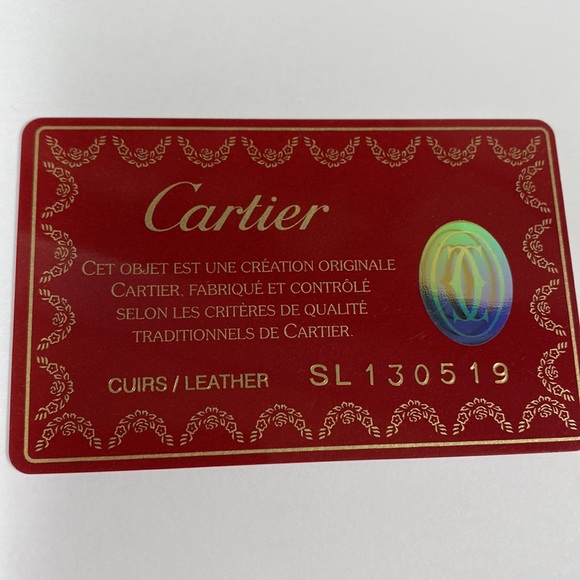 Cartier card and book - Picture 2 of 6